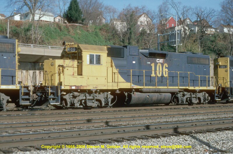 CE`106[GP38-2]`^FS`Rochester,PA`19961116`{94600125}