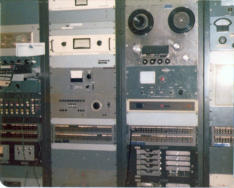 WQAM Production Room Equipment Racks 1975