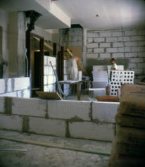 McAllister Studios Construction from Schafer Room Oct. 5, 1961